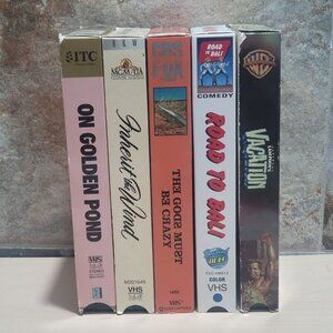Vintage Classic Movies on VHS  Lot of 5 Tested Rewinded